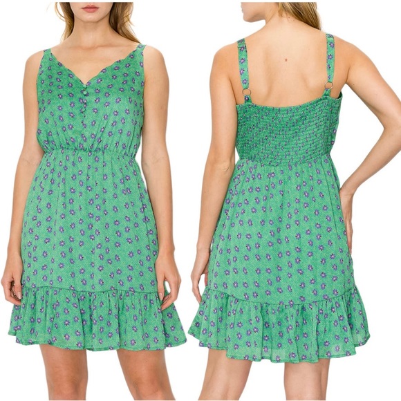 Melloday floral ruffle dress - Picture 2 of 11